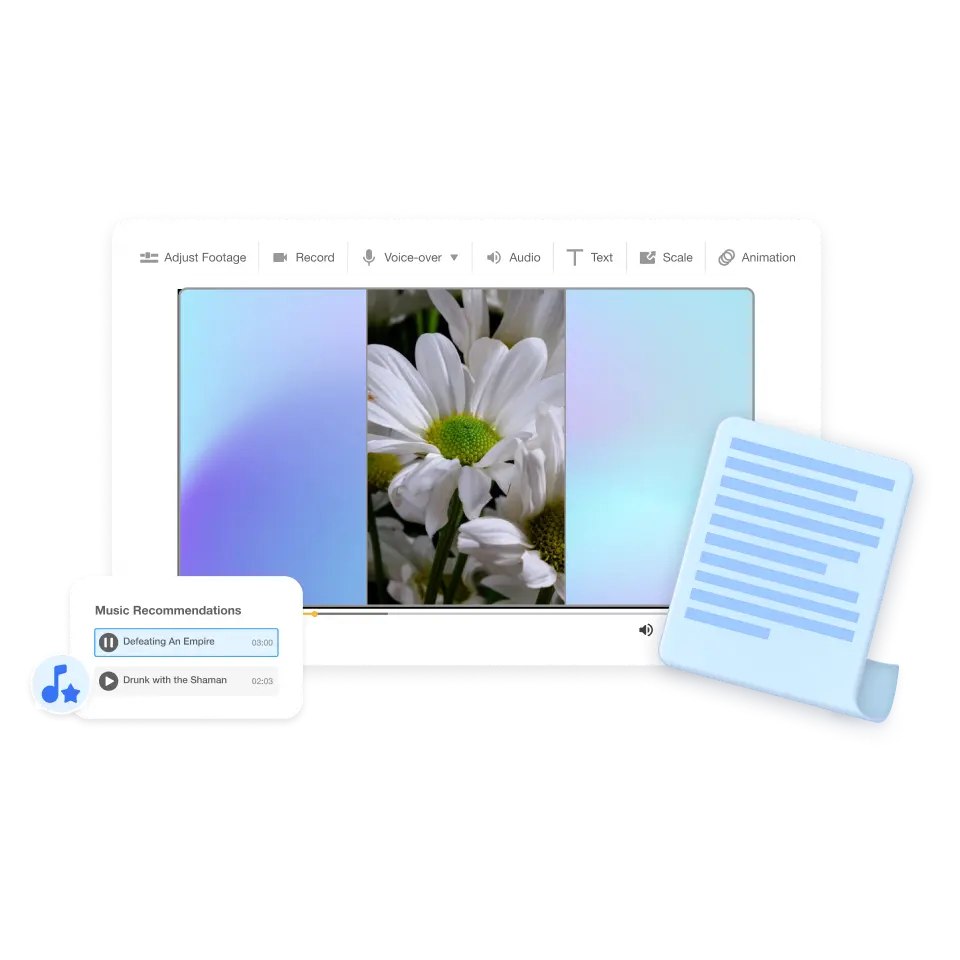 Visla personalized AI video creator uses AI to blend footage, voiceovers, and scenes.